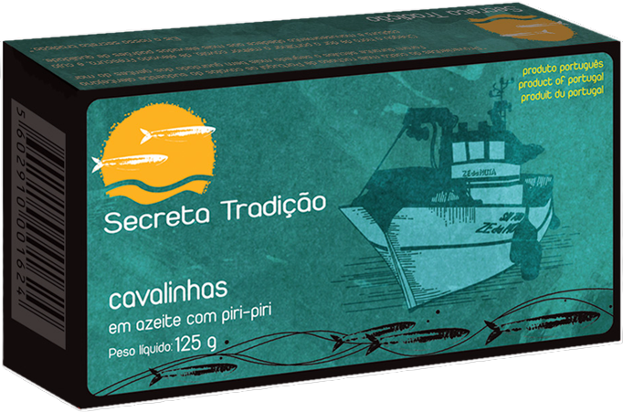 Cavalinha em Azeite com Piri Piri 125g - Secreta Tradição