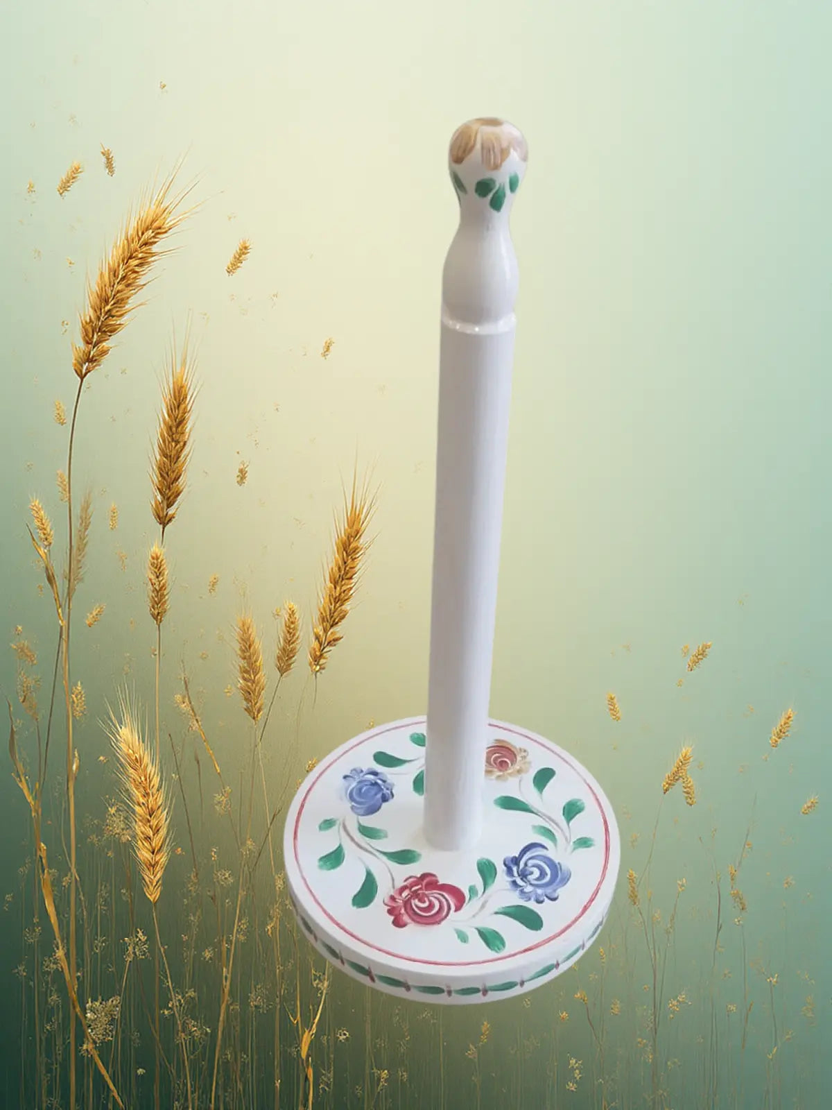 Suporte Branco Papel Cozinha Pintura Alentejana