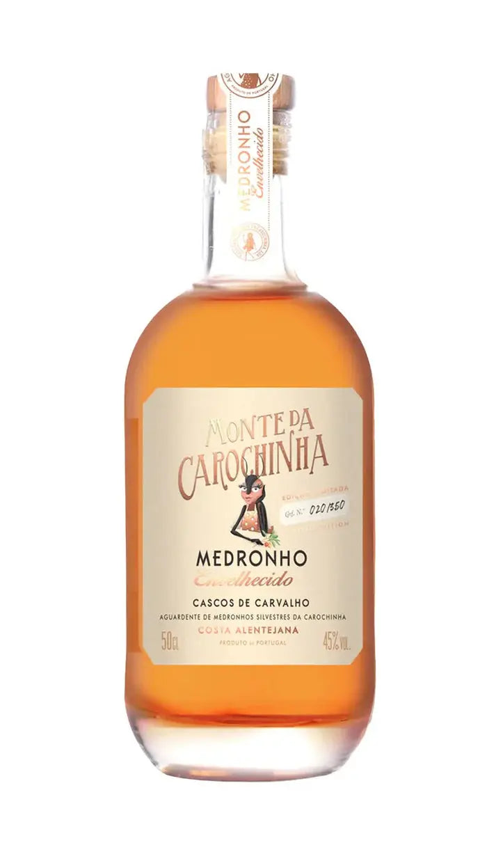 Aguardente Medronho Envelhecida - Monte da Carochinha 46% Vol 500ml Loja do Castro