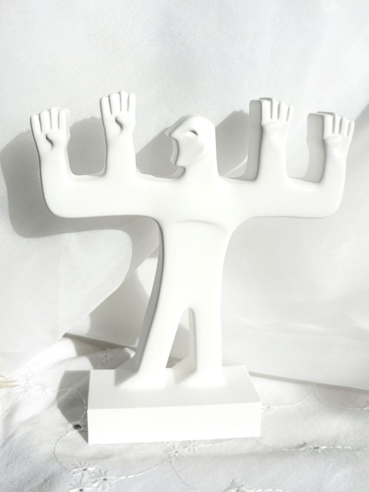 Estatueta Homem Vitruviano de Gesso Perfumado