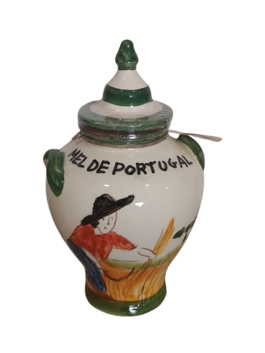 Pote de Barro Pintado á Mão - Mel 420gr (3)
