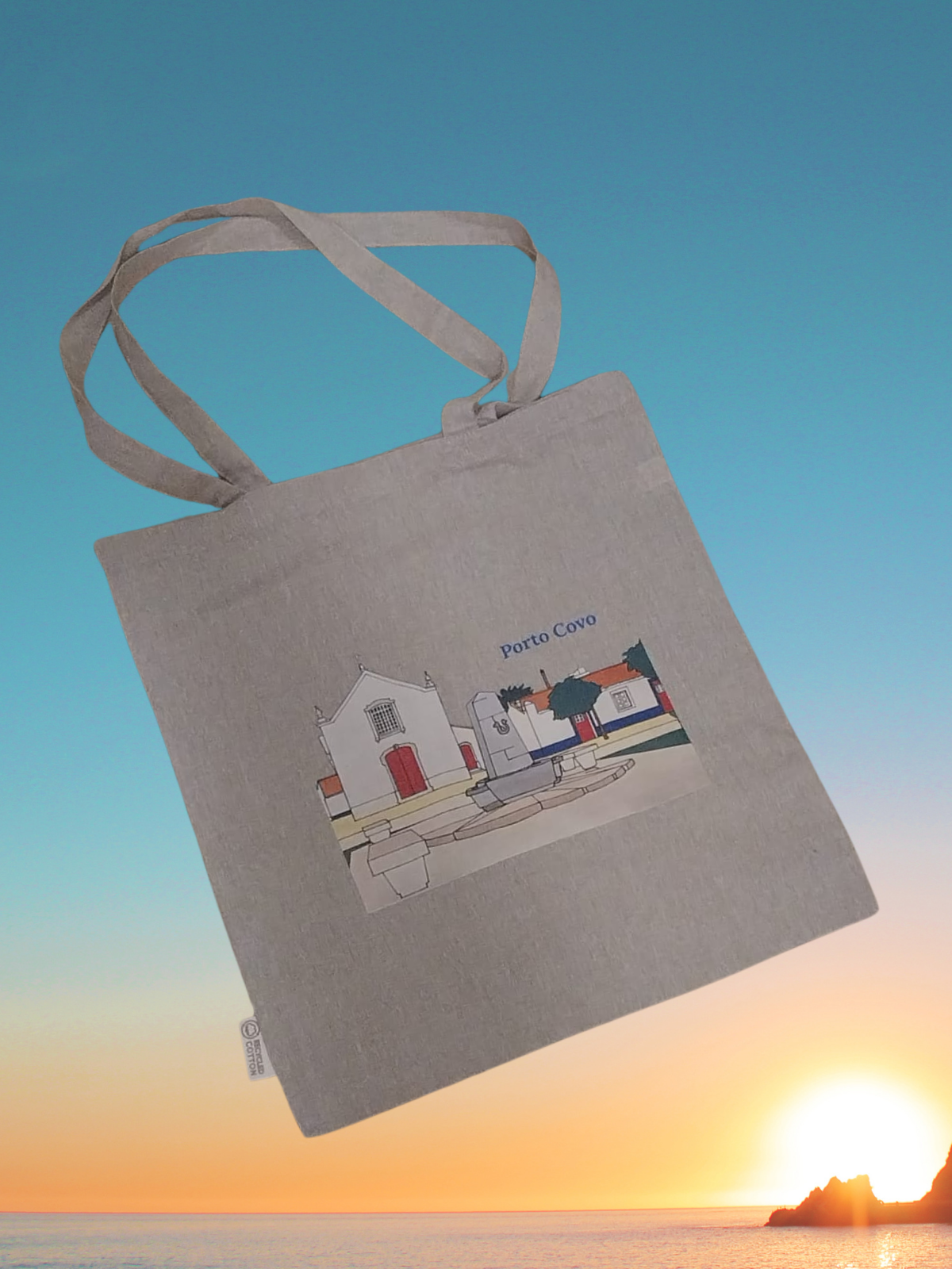 Tote Bag Estampado Largo Porto Covo